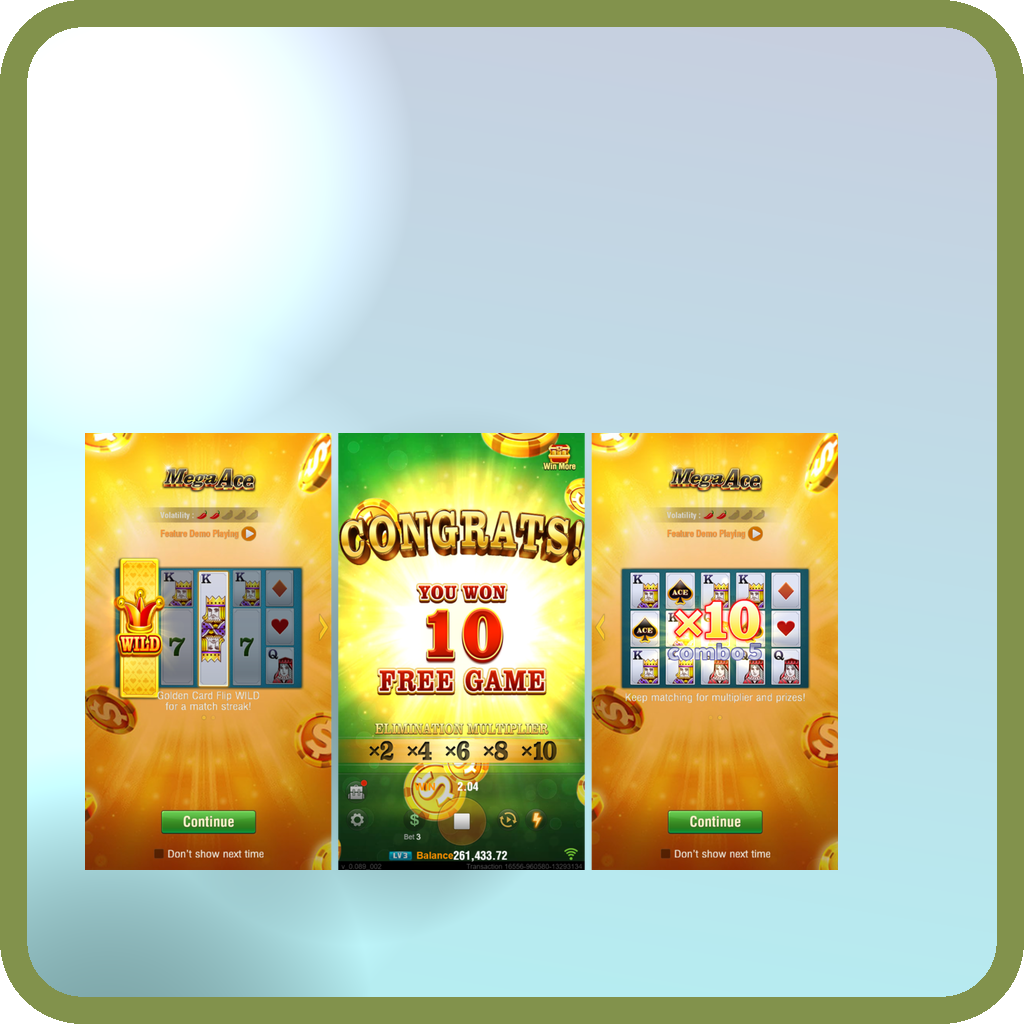 Mega Ace · Hình ảnh giao diện ứng dụng LOTO188
