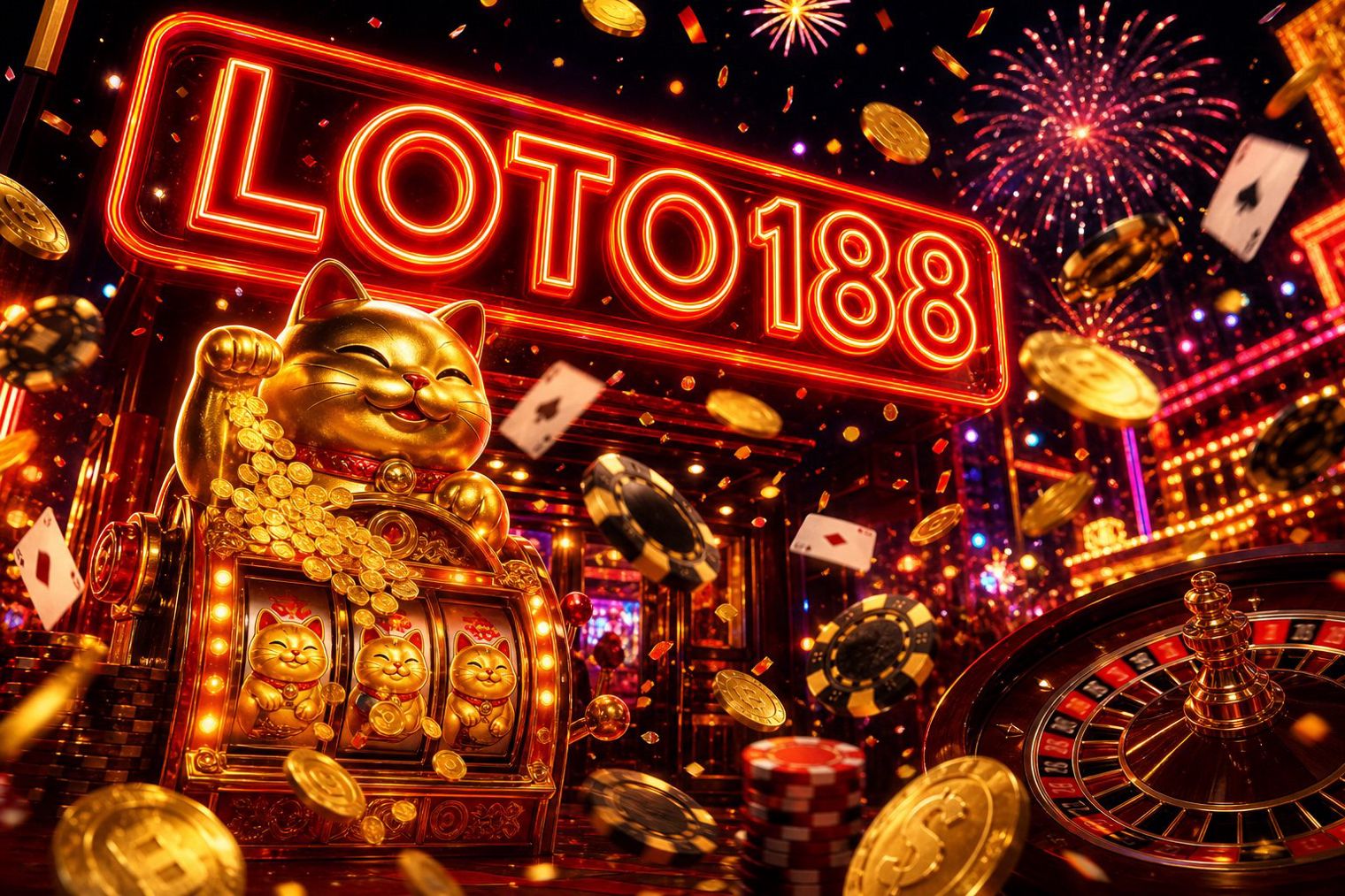 Giao diện trò chơi xổ số và lô đề trên LOTO188