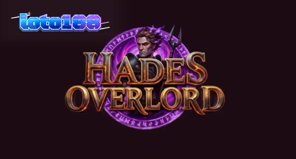 Hình ảnh vị thần Hades đầy quyền uy trong trò chơi slot Hades Overlord